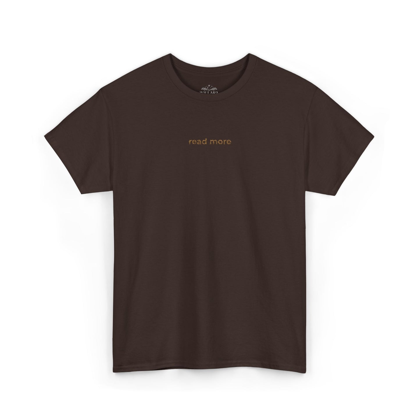 "read more" Minimalist Embroidered Tee