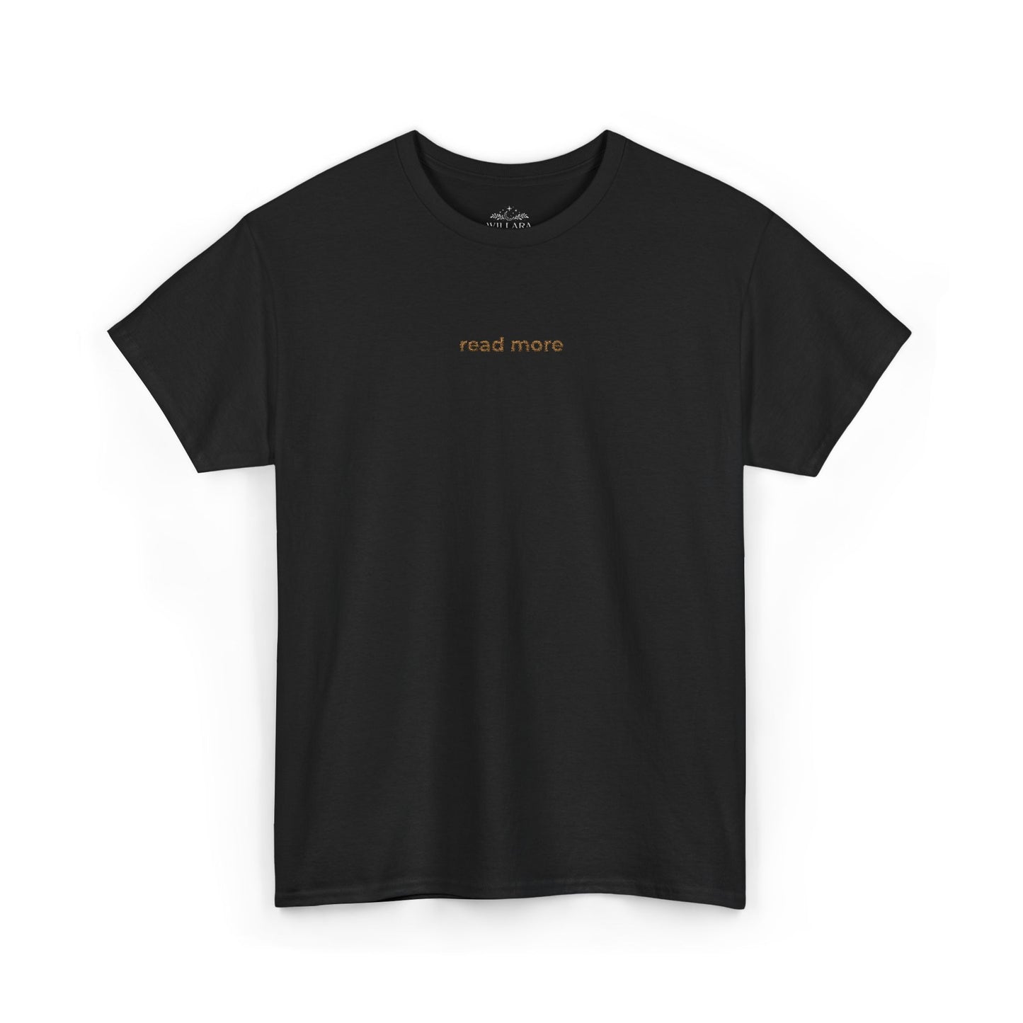 "read more" Minimalist Embroidered Tee